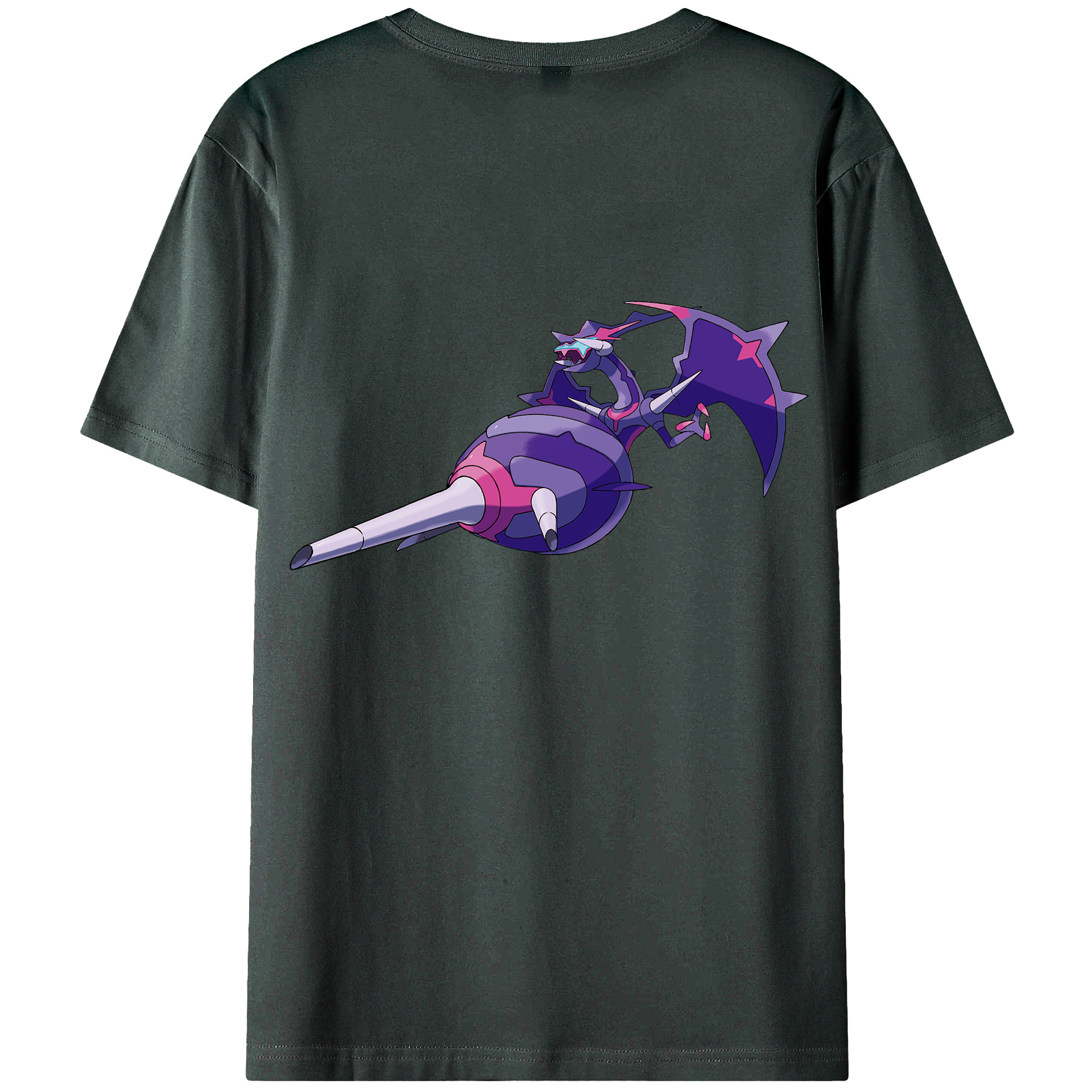 （画像用） ポケットモンスター Pokémon 綿100％ メンズ半袖Tシャツ（バックプリント） 通気性